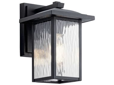 Kichler Capanna 1 - Light 10'' High Glass Outdoor Wall Light KIC49924BKT