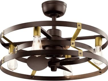 Kichler Cavelli 25'' 4 - Light LED Ceiling Fan KIC300040SNB