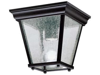 Kichler 1 - Light Glass Outdoor Ceiling Light KIC9859BK
