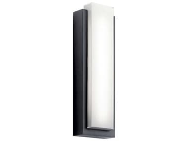 Kichler Dahlia 2 - Light 25'' High Glass LED Outdoor Wall Light KIC49558BKLED