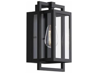 Kichler Goson 1 - Light 12'' High Glass Outdoor Wall Light KIC59085BK
