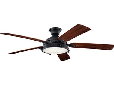 Kichler Hatteras Bay 60'' LED Outdoor Ceiling Fan KIC310017DBK
