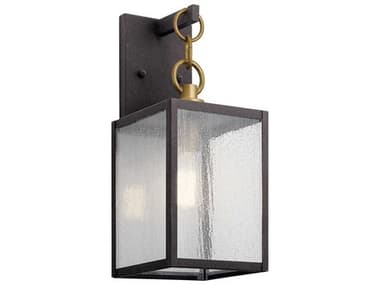 Kichler Lahden 1 - Light 12'' High Glass Outdoor Wall Light KIC59005WZC