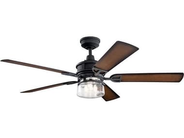 Kichler Lyndon 60'' LED Outdoor Ceiling Fan KIC310240DBK