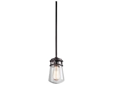 Kichler Lyndon 1 - Light 10'' High Glass Outdoor Hanging Light KIC49446AZ