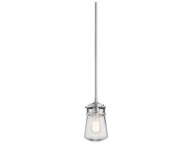 Kichler Lighting Lyndon Brushed Aluminum 1-light 10'' High Glass Outdoor Hanging Light KIC49446BA