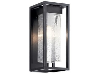Kichler Mercer 1 - Light 16'' High Glass Outdoor Wall Light KIC59061BSL