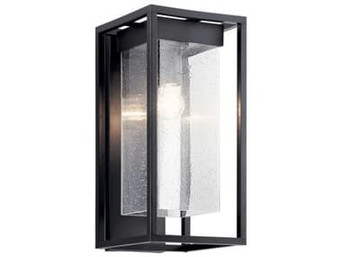 Kichler Mercer 1 - Light 19'' High Glass Outdoor Wall Light KIC59062BSL