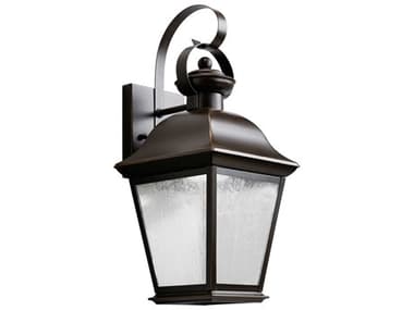 Kichler Mount Vernon 1 - Light Glass LED Outdoor Wall Light KIC9708OZLED