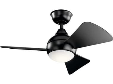 Kichler Sola 34'' LED Outdoor Ceiling Fan KIC330150SBK