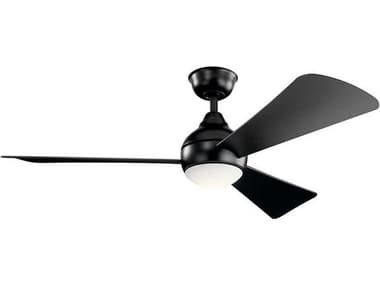 Kichler Sola 54'' LED Outdoor Ceiling Fan KIC330152SBK