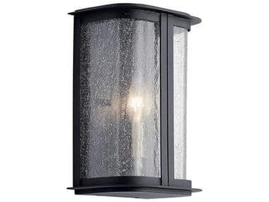 Kichler Timmin 1 - Light 10'' High Glass Outdoor Wall Light KIC59090DBK