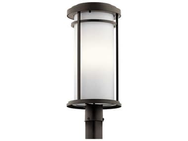 Kichler Toman 1 - Light Glass LED Outdoor Post Light KIC49690OZL18
