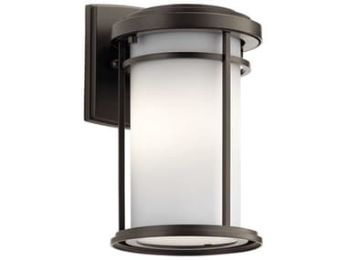 Kichler Toman 1 - Light 10'' High Glass Outdoor Wall Light KIC49686OZ