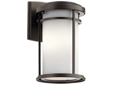 Kichler Toman 1 - Light 10'' High Glass LED Outdoor Wall Light KIC49686OZL18