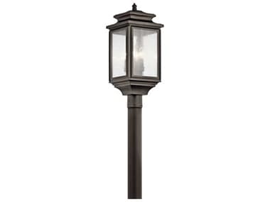 Kichler Wiscombe Park 4 - Light Glass Outdoor Post Light KIC49506OZ