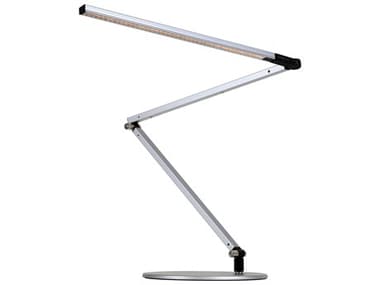 Koncept Z-bar Silver 34'' High LED Desk Lamp KONAR3000SILDSK