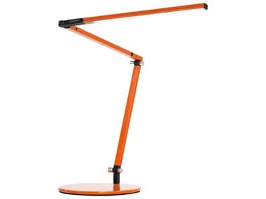 Koncept Z-bar 26'' High LED Orange Desk Lamp KONAR3100ORG