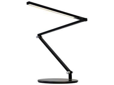 Koncept Z-bar Metallic Black 26'' High LED Desk Lamp KONAR3100MBK