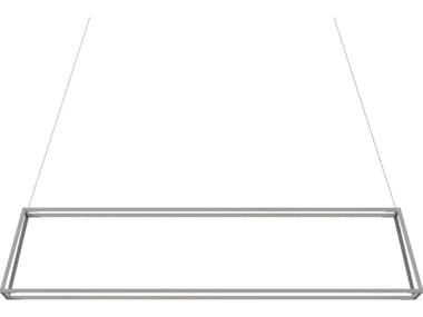 Koncept Z-bar 56" Silver LED Geometric Linear Island Pendant KONZBP54RRSWSILCNP