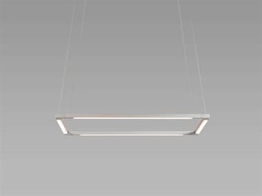 Koncept Z-bar 18" Matte White LED Geometric Linear Pendant KONZBP16SSWMWTCNP