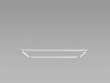 Koncept Z-bar 25" Matte White LED Geometric Linear Pendant KONZBP24SSWMWTCNP