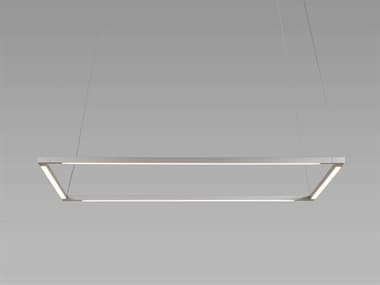Koncept Z-bar 25" Silver LED Geometric Linear Pendant KONZBP24SSWSILCNP