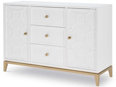Legacy Classic Chelsea By Rachael Ray 52'' Hardwood White With Gold Accents Credenza Sideboard LC9781151
