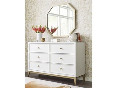 Legacy Classic Furniture Chelsea By Rachael Ray Six-Drawer Double Dresser with Wall Mirror Set LCN78101100SET