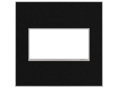 Legrand Real Materials Black Stainless Two-Gang Wall Plate LGRAWM2GBLS4