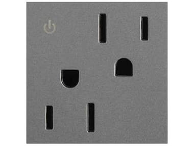 Legrand Outlets Magnesium 15A Tamper-Resistant Dual Controlled Outlet LGRARCD152M10