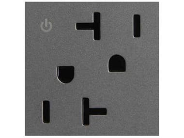 Legrand Outlets Magnesium 20A Tamper-Resistant Dual Controlled Outlet LGRARCD202M10