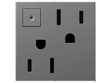 Legrand Outlets Magnesium 15A Energy-Saving On/Off Outlet LGRARPS152M4