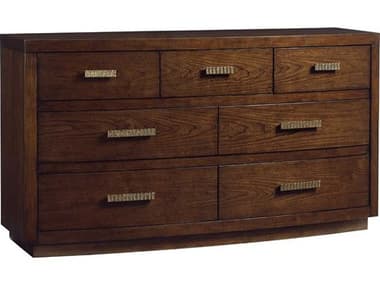 Lexington Laurel Canyon Radcliffe 66&quot; Wide 7-Drawers Brown Solid Wood Double Dresser LX721233