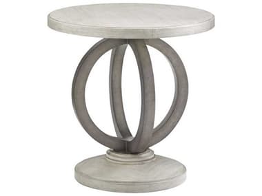 Lexington Oyster Bay 24" Round Wood End Table LX714951