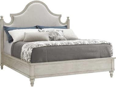 Lexington Oyster Bay Beige Solid Wood Upholstered Queen Panel Bed LX714143C