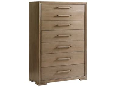 Lexington Shadow Play Aged Silver Seven-Drawer Chest of Drawers LX010725307