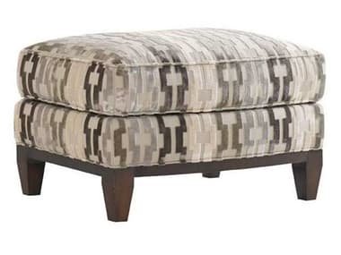 Lexington Tower Place 28" Carbon Fabric Upholstered Ottoman LX799144