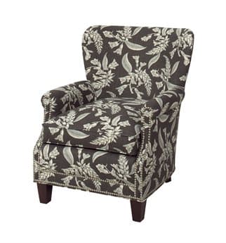 Lexington Upholstery Mocha Pecan Accent Chair LX796111