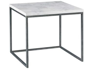 Lillian August Modern Living 26&quot; Square White Stone Grey End Table LNALW10417