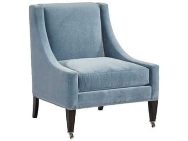 Lillian August Upholstery Rolling 32" Fabric Accent Chair LNALA3105C