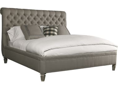 Lillian August Upholstery Leather Queen Platform Bed LNALA82512