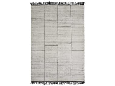 Linie Design Catania Geometric Area Rug LDCATANIAWHITEBLACK