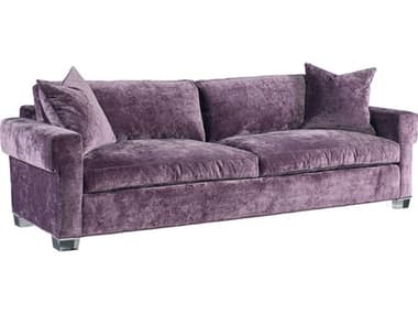 Lillian August Upholstery 102" Midfield Lilac Fabric Upholstered Sofa LNALA6131S