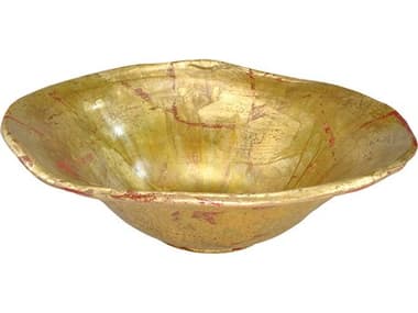 Lucas McKearn Beauvoir Gold / Silver Leaf Decorative Bowl LCKSI1122
