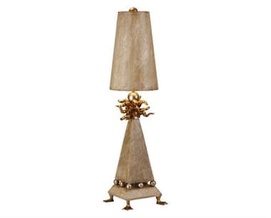 Lucas McKearn Gold Off White Buffet Lamp LCKTA1001