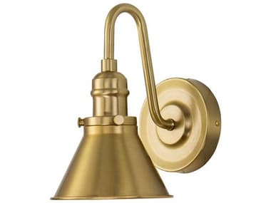 Lucas McKearn Provence 9&quot; Tall 1-Light Aged Brass Wall Sconce LCKBB90684AGB1
