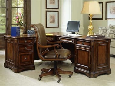 Luxe Designs 79&quot; Cherry Hardwood L-Shaped Desk LXD3821044847