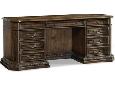 Luxe Designs 25" Wood Brown Ash Credenza Desk LXD51711035936