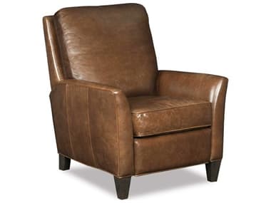 Luxe Designs 30" Dark Wood Brown Leather Upholstered Recliner LXD2288415RC